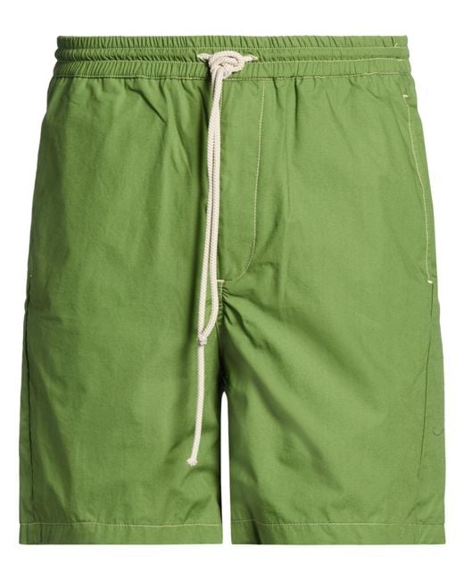 Department 5 Green Shorts & Bermuda Shorts Cotton for men