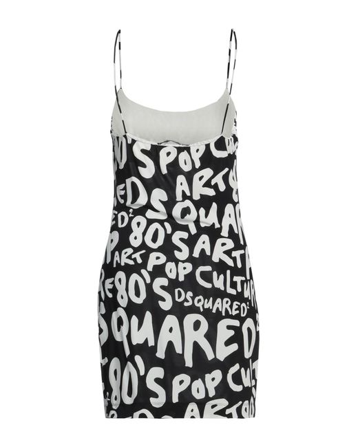 DSquared² Black Mini-Kleid