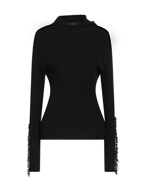 Ballantyne Black Turtleneck Wool, Silk, Cashmere
