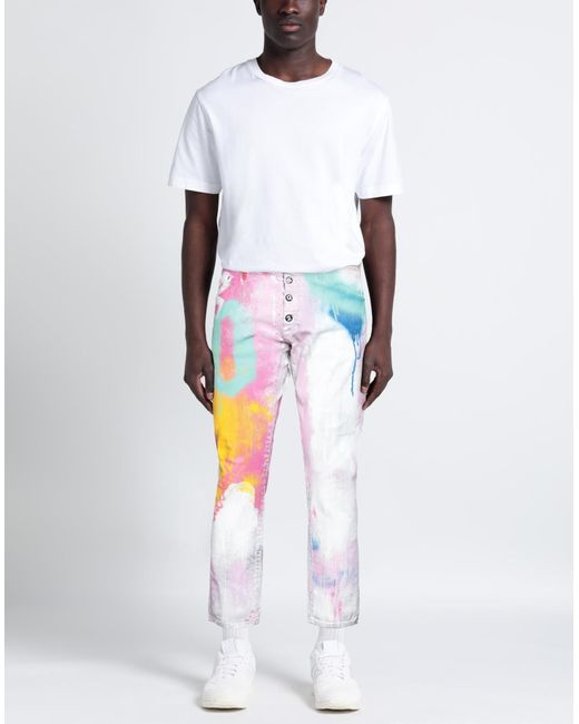 DSquared² White Denim Trousers for men