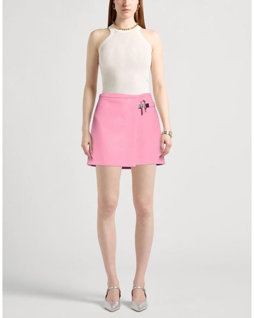 Givenchy Pink Mini Skirt Wool