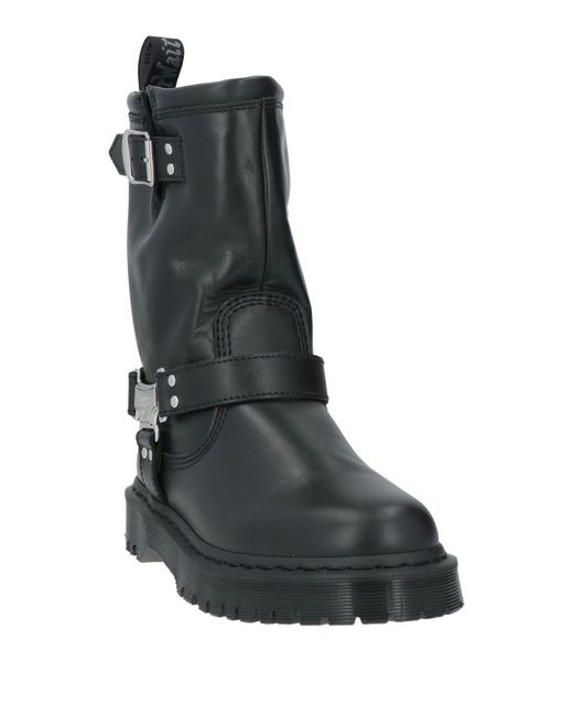 Dr. Martens Black Ankle Boots Leather