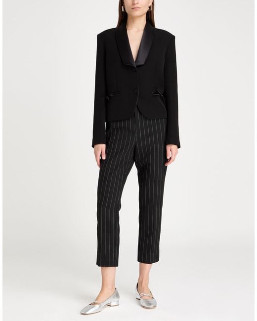 Vivetta Black Blazer Polyester, Elastane