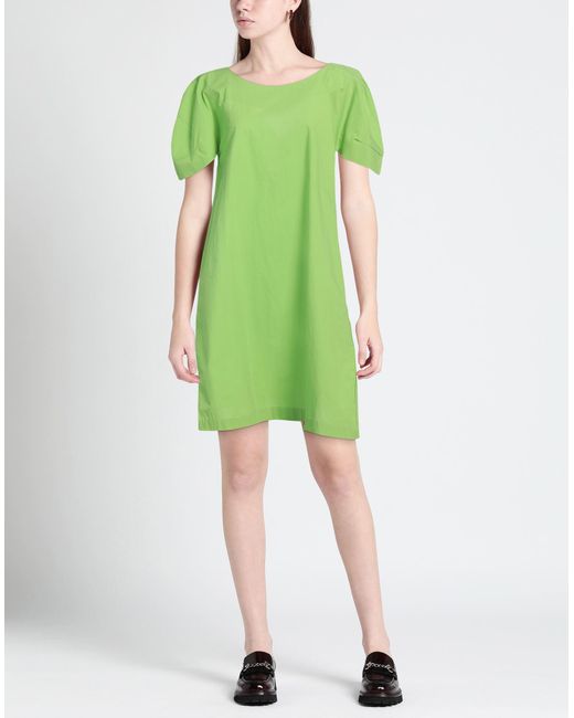 MEIMEIJ Green Mini Dress