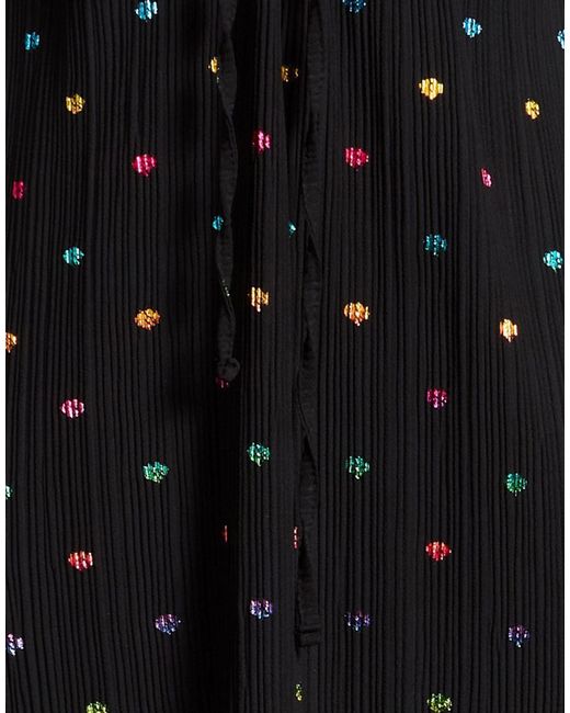 Never Fully Dressed Black Midi Dress Polyester, Elastane