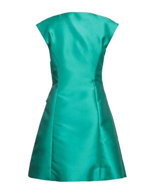 Alberta Ferretti Green Mini Dress