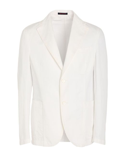 The Gigi Men's White Blazer Linen Cotton