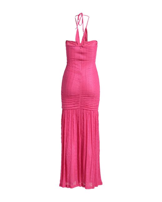 Vestido largo Ganni de color Pink