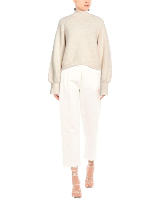 Maje White Turtleneck