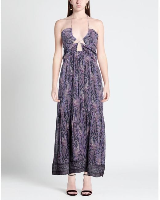 Isabel Marant Purple Maxi-Kleid