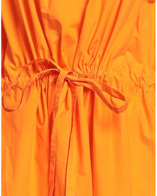 Ganni Orange Maxi-Kleid