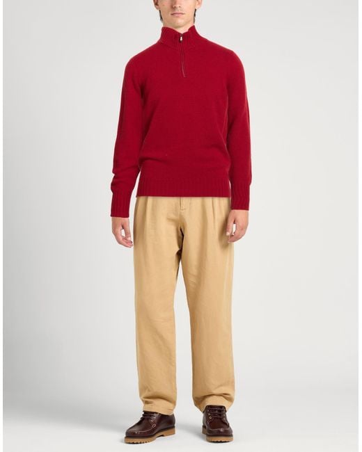 Drumohr Red Turtleneck for men