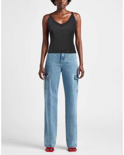 Peserico Black Top Cotton, Polyester