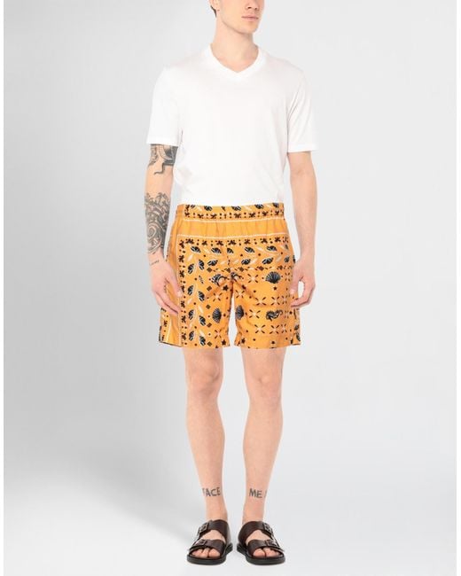 MSGM Yellow Shorts & Bermuda Shorts for men