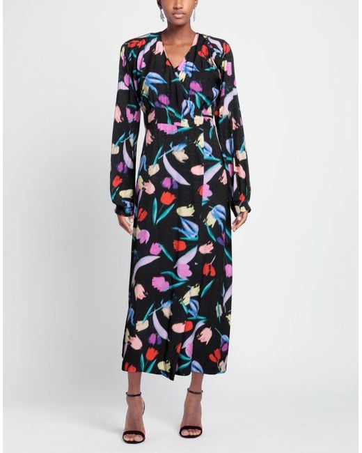 ROTATE BIRGER CHRISTENSEN Blue Maxi-Kleid