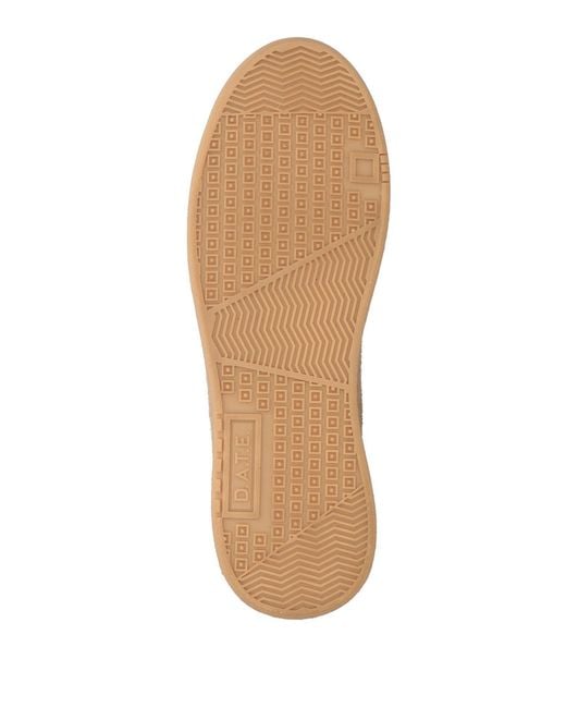 Date Natural Sneakers Leather for men