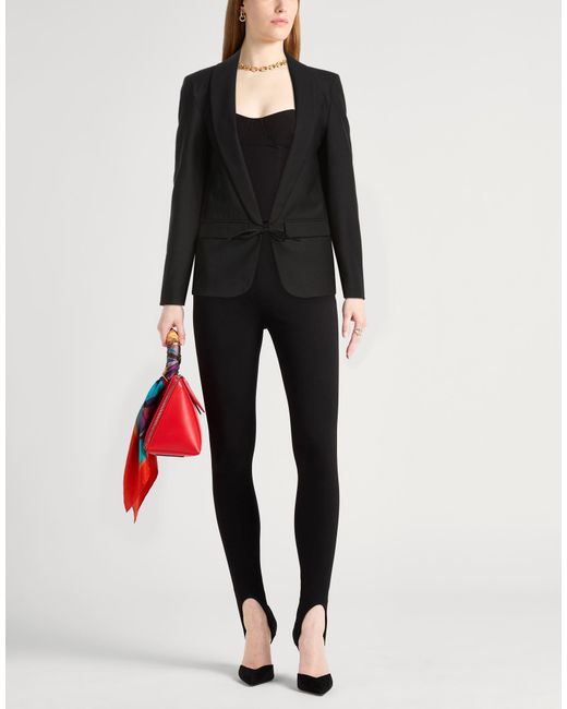 Sessun Black Blazer Polyester, Wool, Elastane