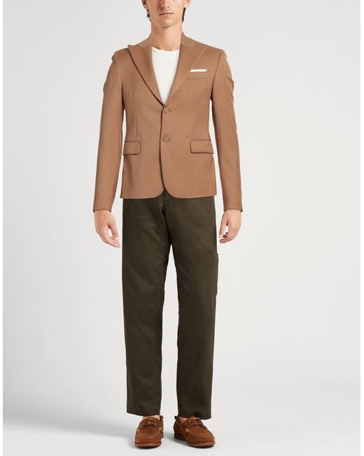 Daniele Alessandrini Brown Blazers for men