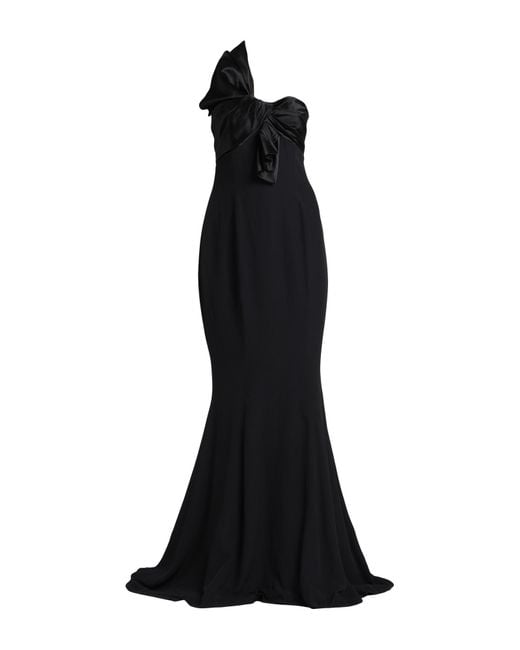 Alexandre Vauthier Black Maxi Dress