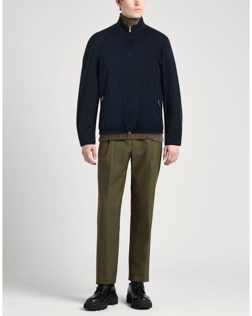 Barba Napoli Blue Jacket Polyester for men