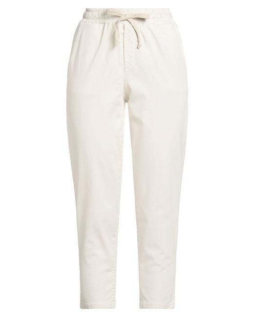 White Wise White Pants Cotton, Elastane