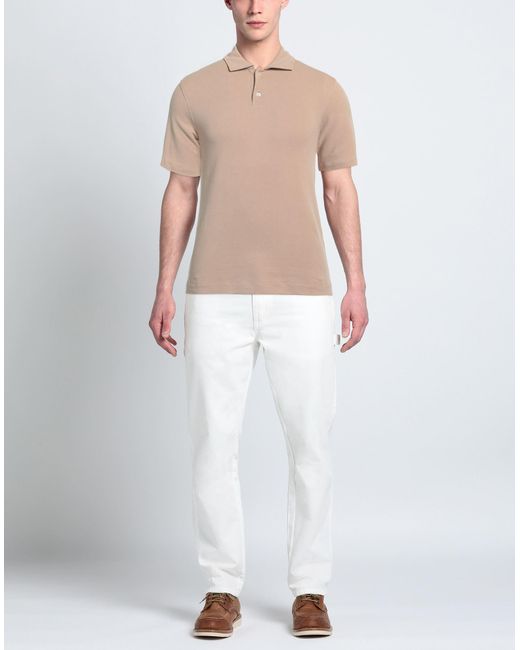 Cruciani Natural Polo Shirt for men