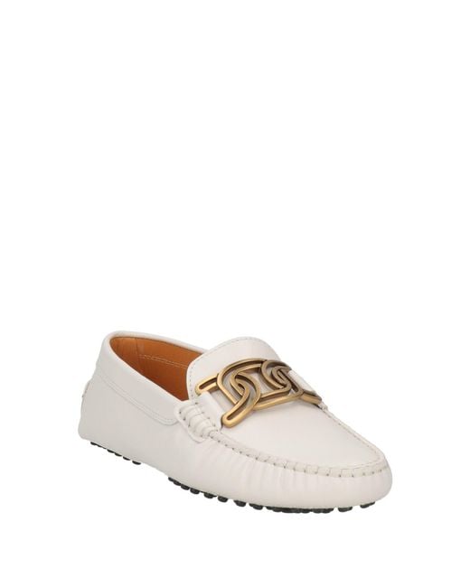Tod's White Loafer