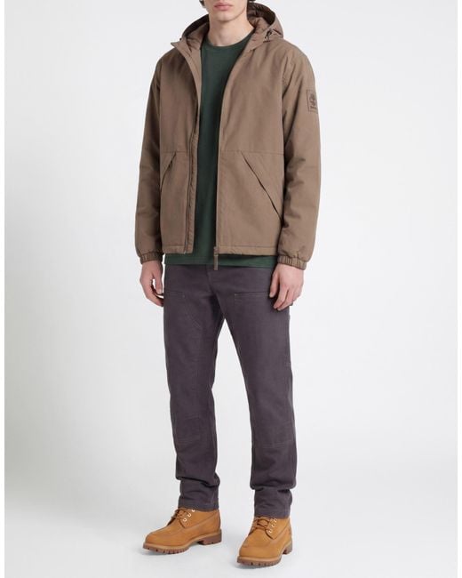 Timberland Brown Jacket Nylon for men