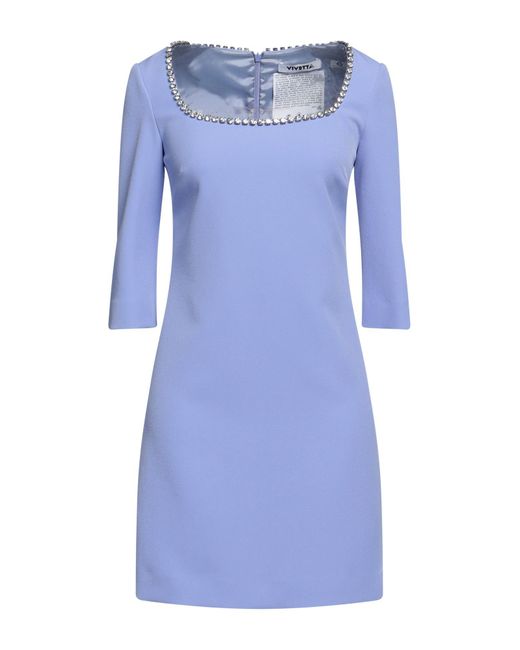 Vivetta Blue Mini Dress