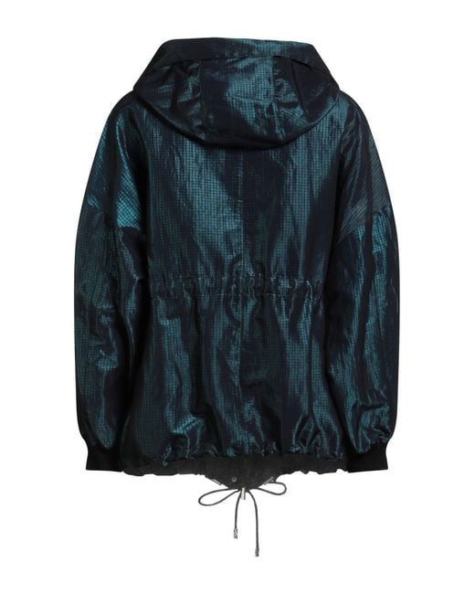 Moorer Blue Jacket Polyamide, Polyester