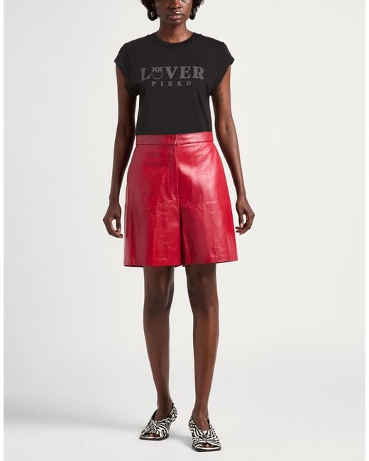 Pinko Black Denim T-Shirt Cotton