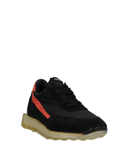 RBRSL RUBBER SOUL Black Trainers for men