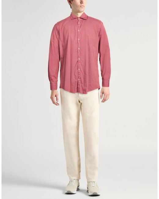 Massimo Alba Pink Shirts for men