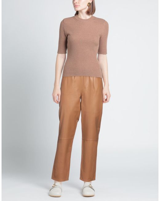 Arma Brown Pants Lambskin