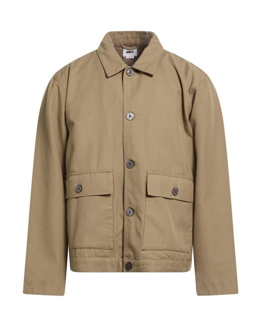 Chaqueta Y Cazadora Obey de hombre de color Natural