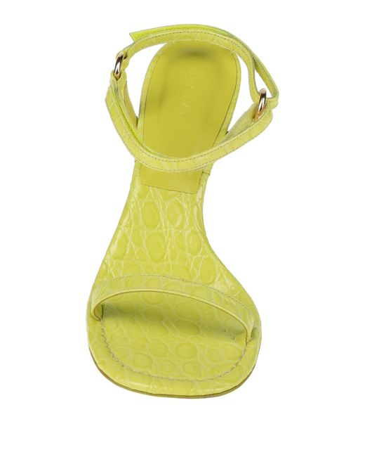By Far Yellow Sandals