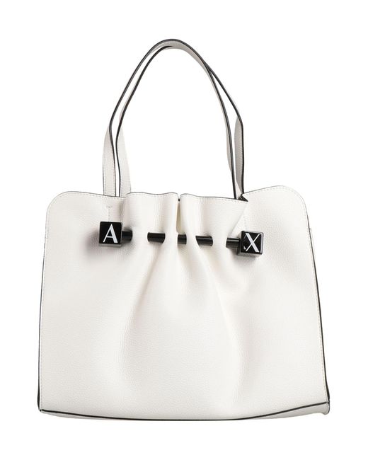 Armani Exchange White Handbag