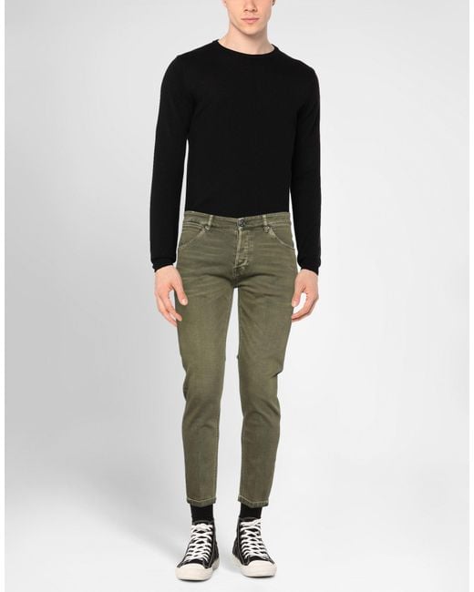 PT Torino Green Jeans for men
