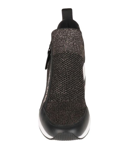 MICHAEL Michael Kors Black Sneaker Willis Aus Stretch-Strick In Metallic-Optik