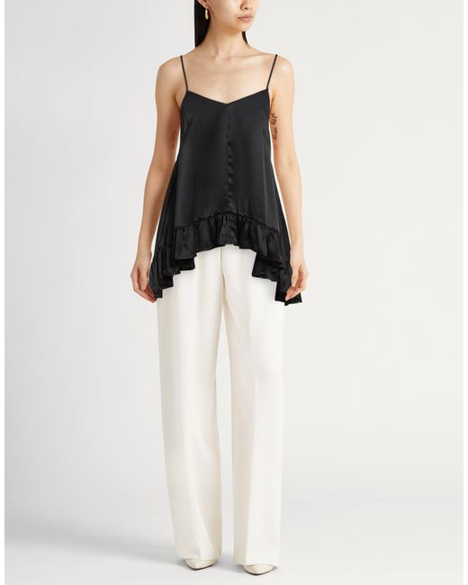 Semicouture Black Top Acetate, Silk