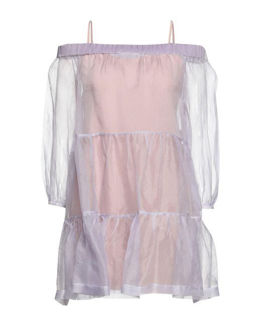 Semicouture Purple Short Dress