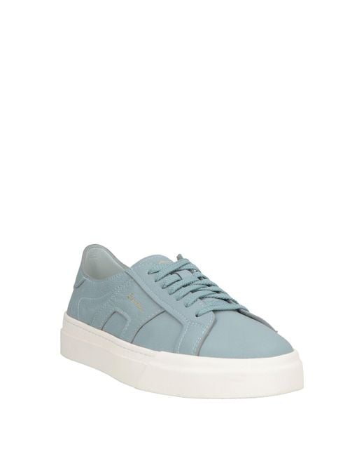 Santoni Blue Sneakers for men