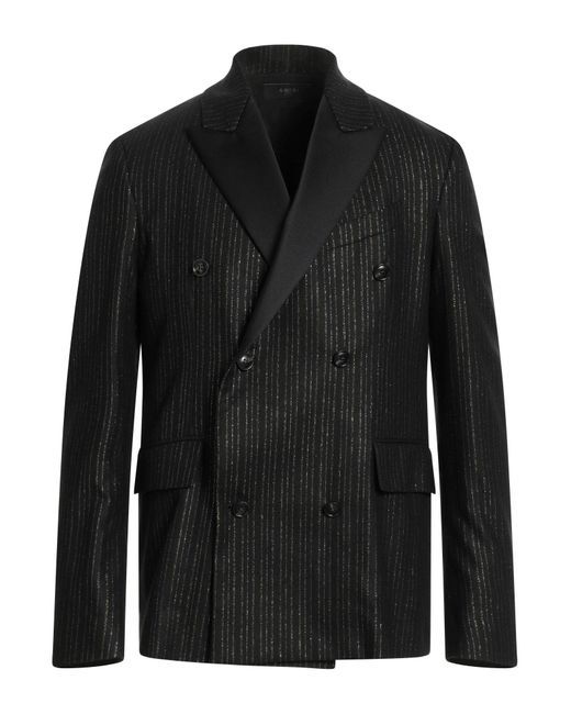 Amiri Black Blazer Wool, Viscose, Nylon for men