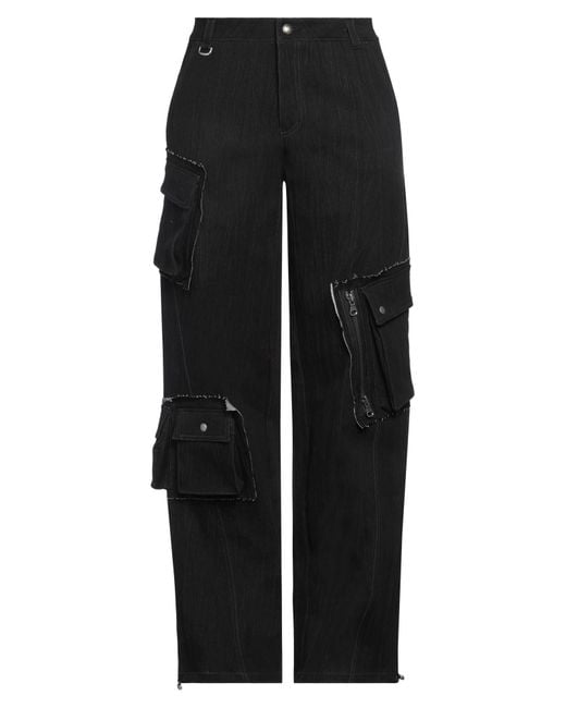 ANDERSSON BELL Black Jeans Cotton, Polyester, Polyurethane