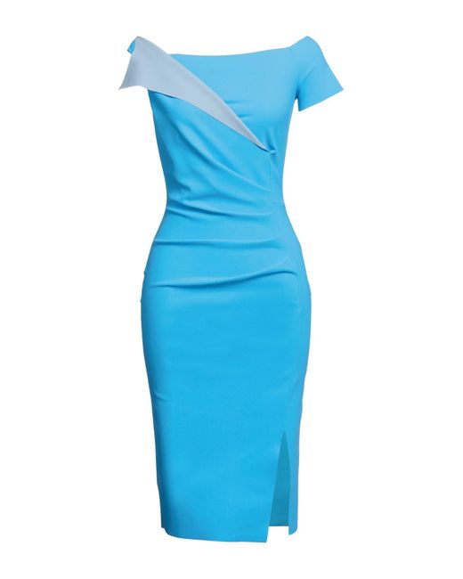 La Petite Robe Di Chiara Boni Midi Dress in Blue | Lyst