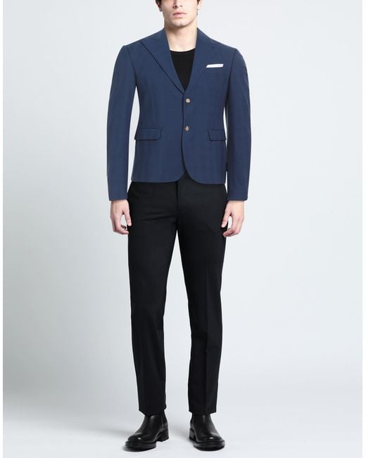 Daniele Alessandrini Blue Blazer for men