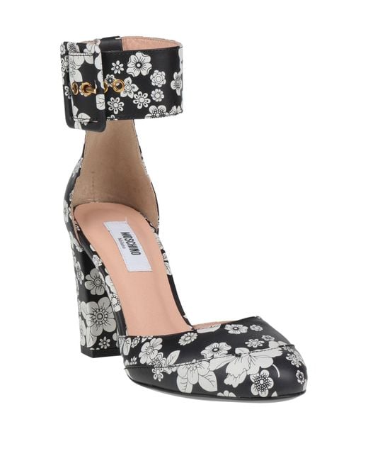 Moschino Metallic Pumps Leather
