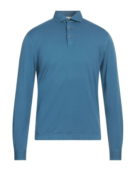 Polo FILIPPO DE LAURENTIIS de hombre de color Blue