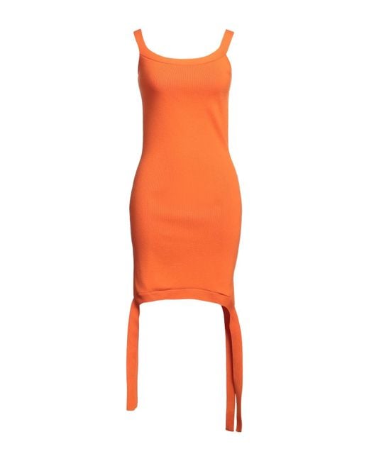 J.W. Anderson Orange Mini Dress