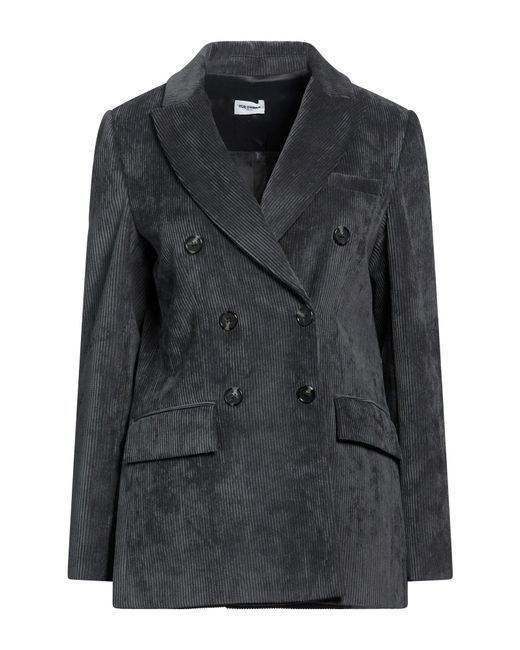 RUE DU BAC Black Blazer Polyester, Polyamide, Elastane
